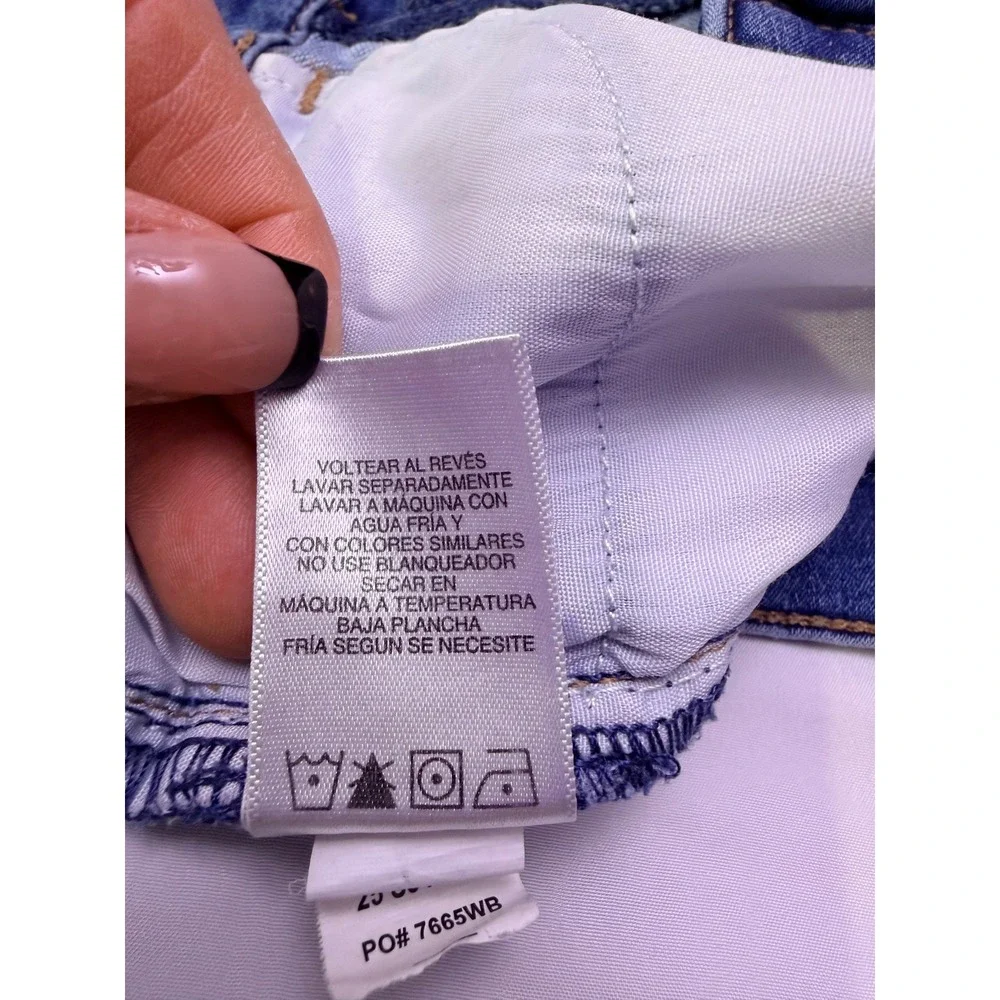 Jordache Kids Super Skinny Jeans Light Wash Blue Button Fly Size 16‎ Slim